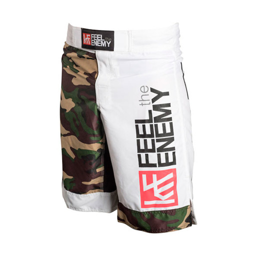  Box Krf Mma Short Samut Vit/kamouflage T/l