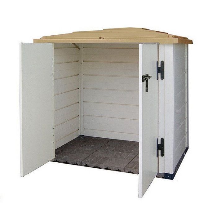 Caja de almacenamiento multifuncional de PVC Habrita Foresta BOXEVO100 de 1100 L