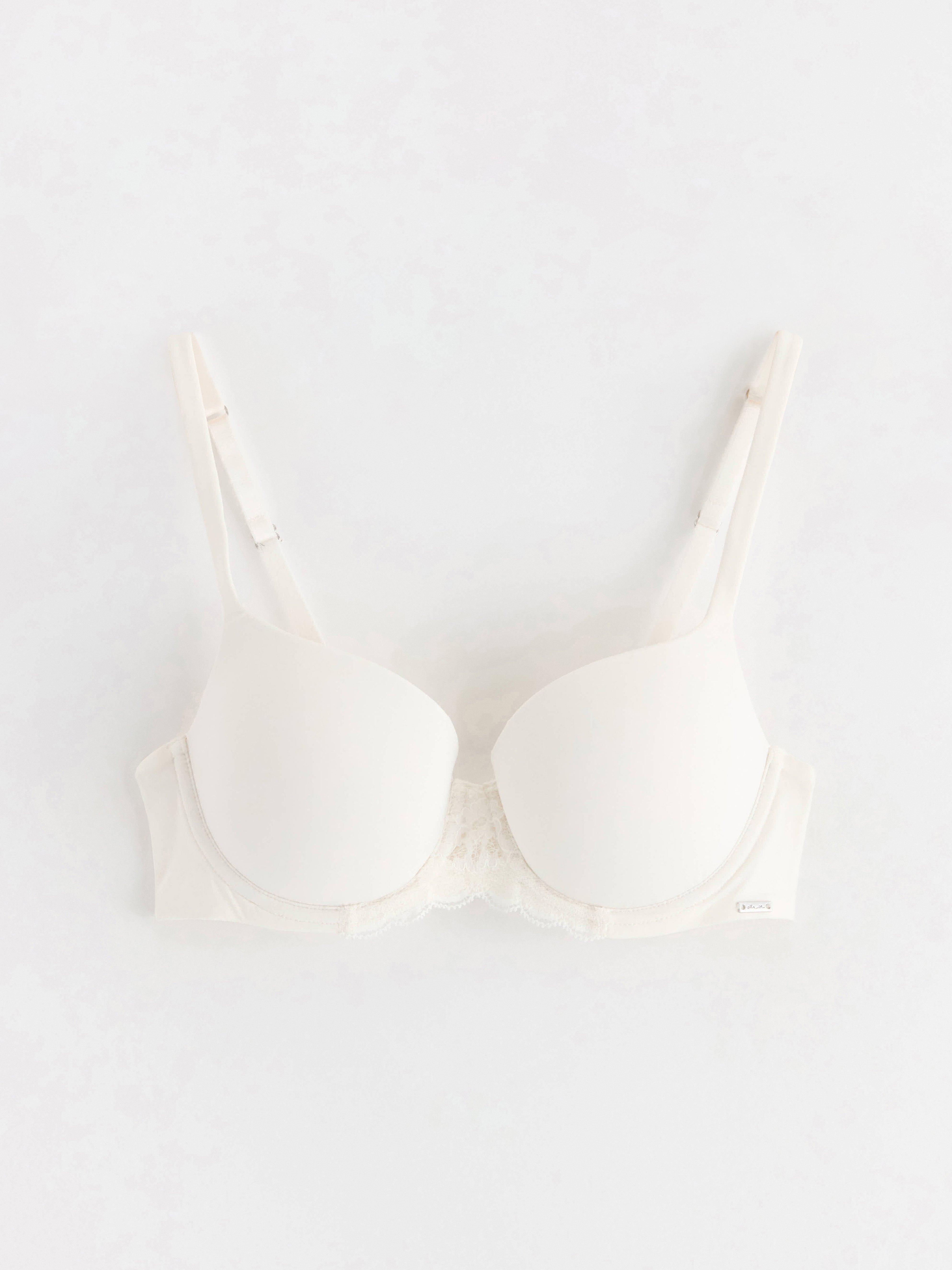 ella m – Lily t-skjorte-bh Lys Hvit