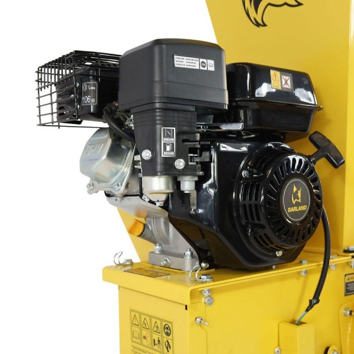 GARLAND CHIPPER 790QG-V23 Petrol Garden Shredder - L: 140 cm - W: 760 mm - Yellow