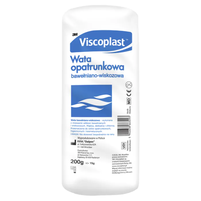 Viscoplast, Wata opatrunkowa bawełniano-wiskozowa