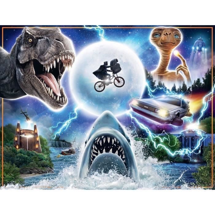 Rompecabezas de 2000 piezas: Películas de culto de Universal - Ravensburger - Cine - Adulto - Multicolor