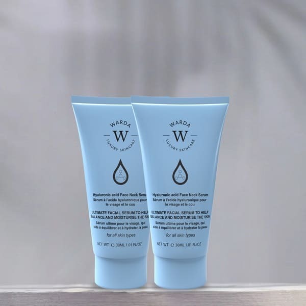 WARDA Hyaluronihappoa sisältävä kasvojen ja kaulan seerumi 30ml x 2