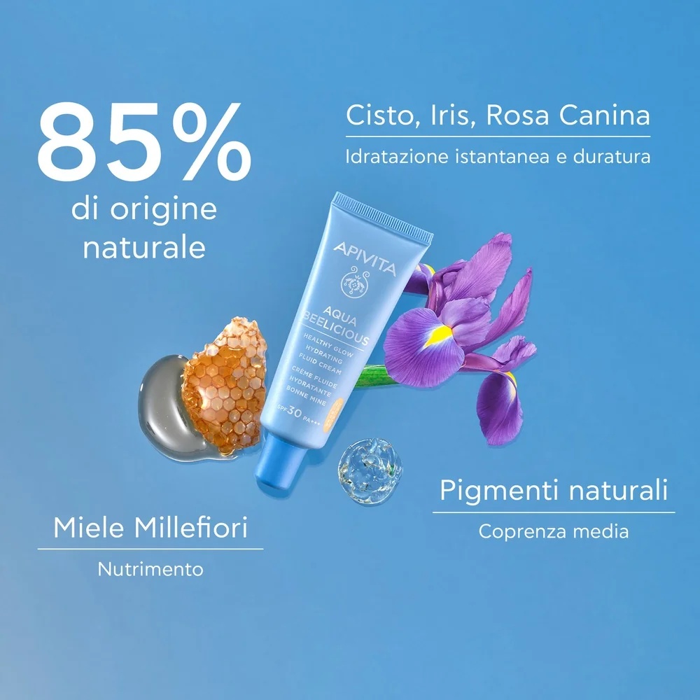 APIVITA Apivita Aqua Beelicious FPS 30 Creme hidratante com cor 40 ml