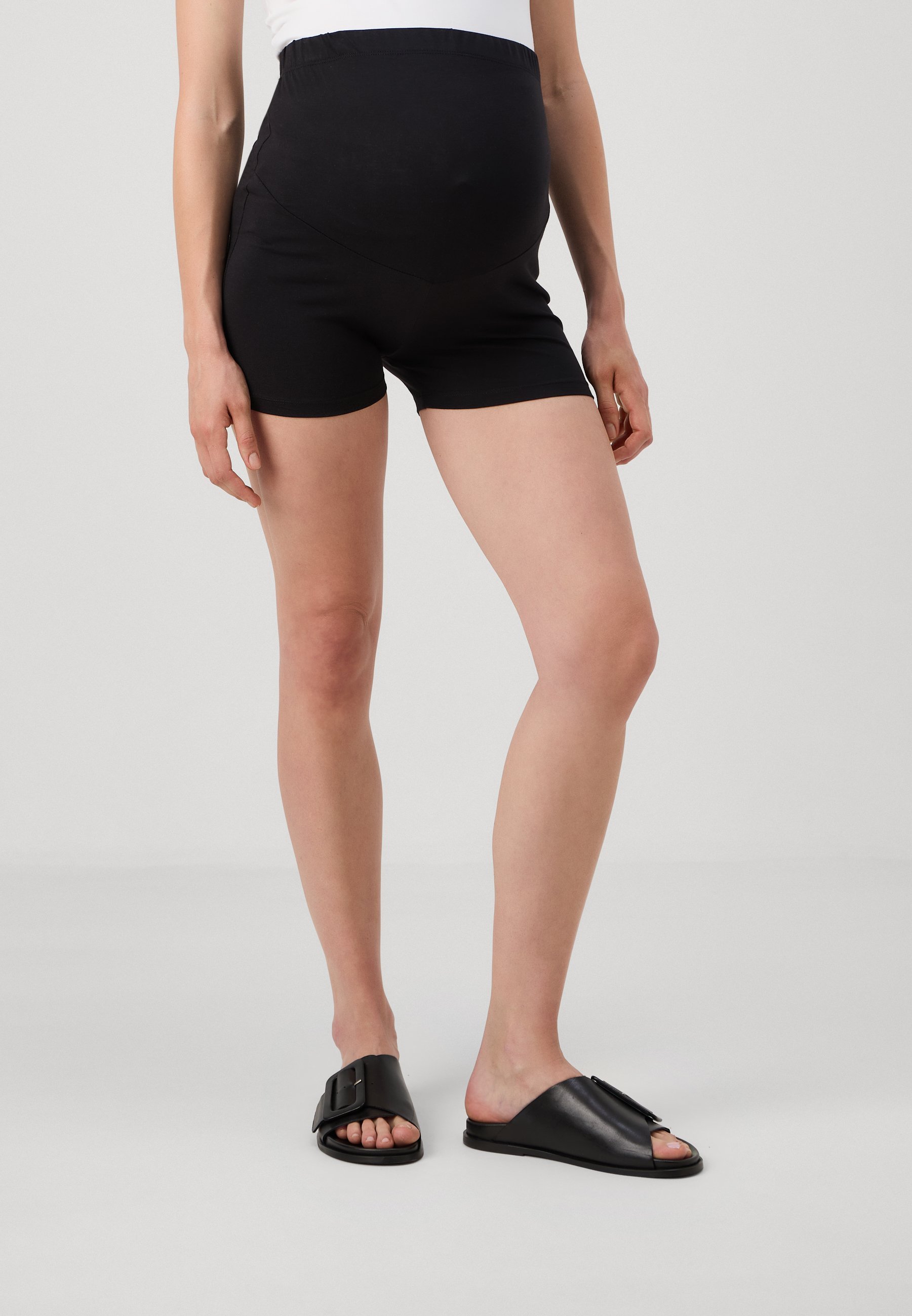 Anna Field MAMA 2-PACK - Leggings - Broek - zwart / zwart