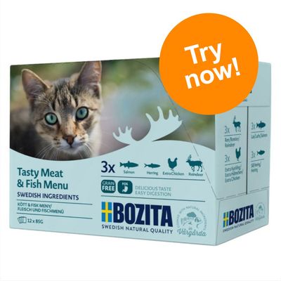 Bozita kawałki w saszetkach z sosem 12 x 85 g