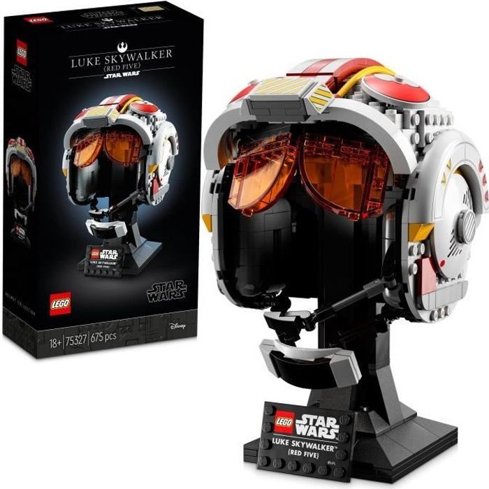 LEGO® 75327 Star Wars Luke Skywalker's Rode Vijfhelm Verzamelmodelset, Bouwset, Decoratie en Cadeau