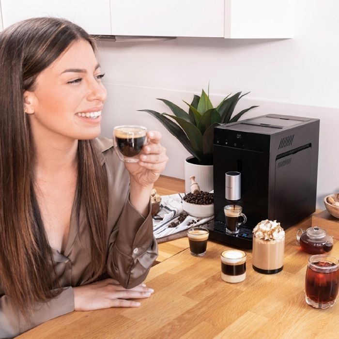 Cecotec Compacta Cremmaet Compact Super-Automatic Coffee Machine, 19 bars, Thermoblock system, freshly ground beans with plug