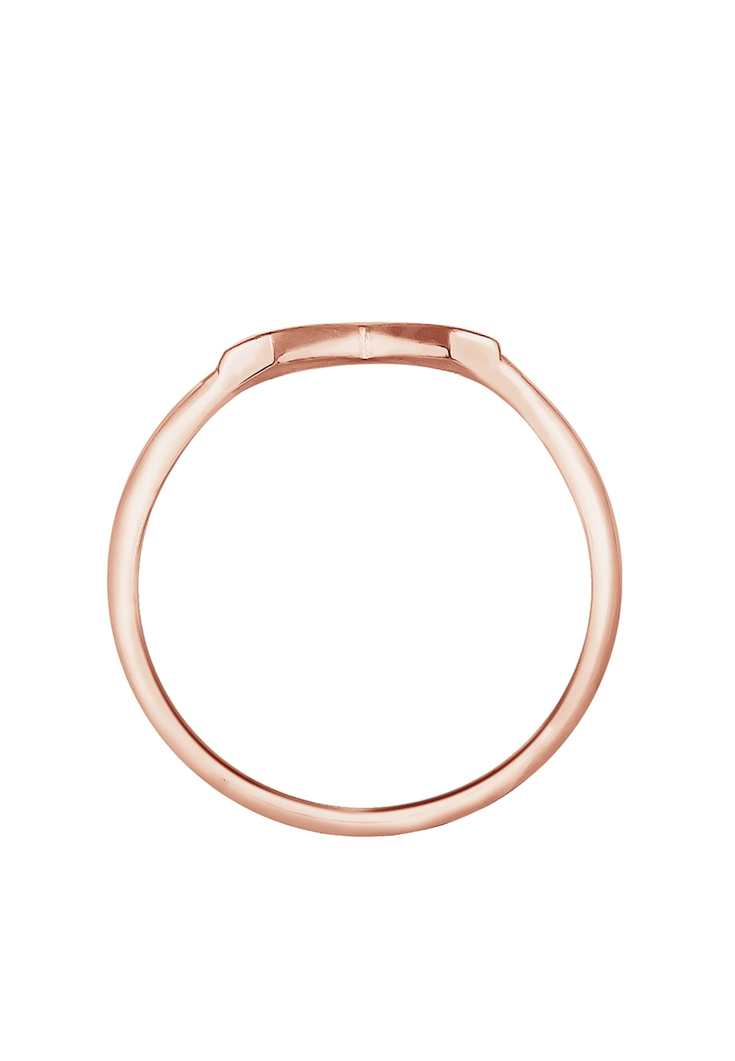 Elli Femme en V Façonnent la Tendance de Base en Argent Sterling 925