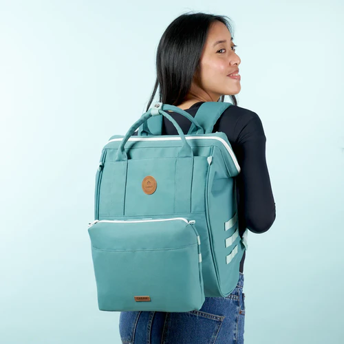 Cabaia Alta green changing bag