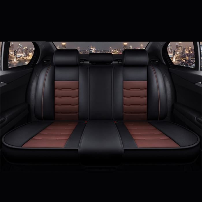 Funda para asiento de coche - HELLOVE - Universal - Piel sintética - Fácil instalación - Compatible con airbag