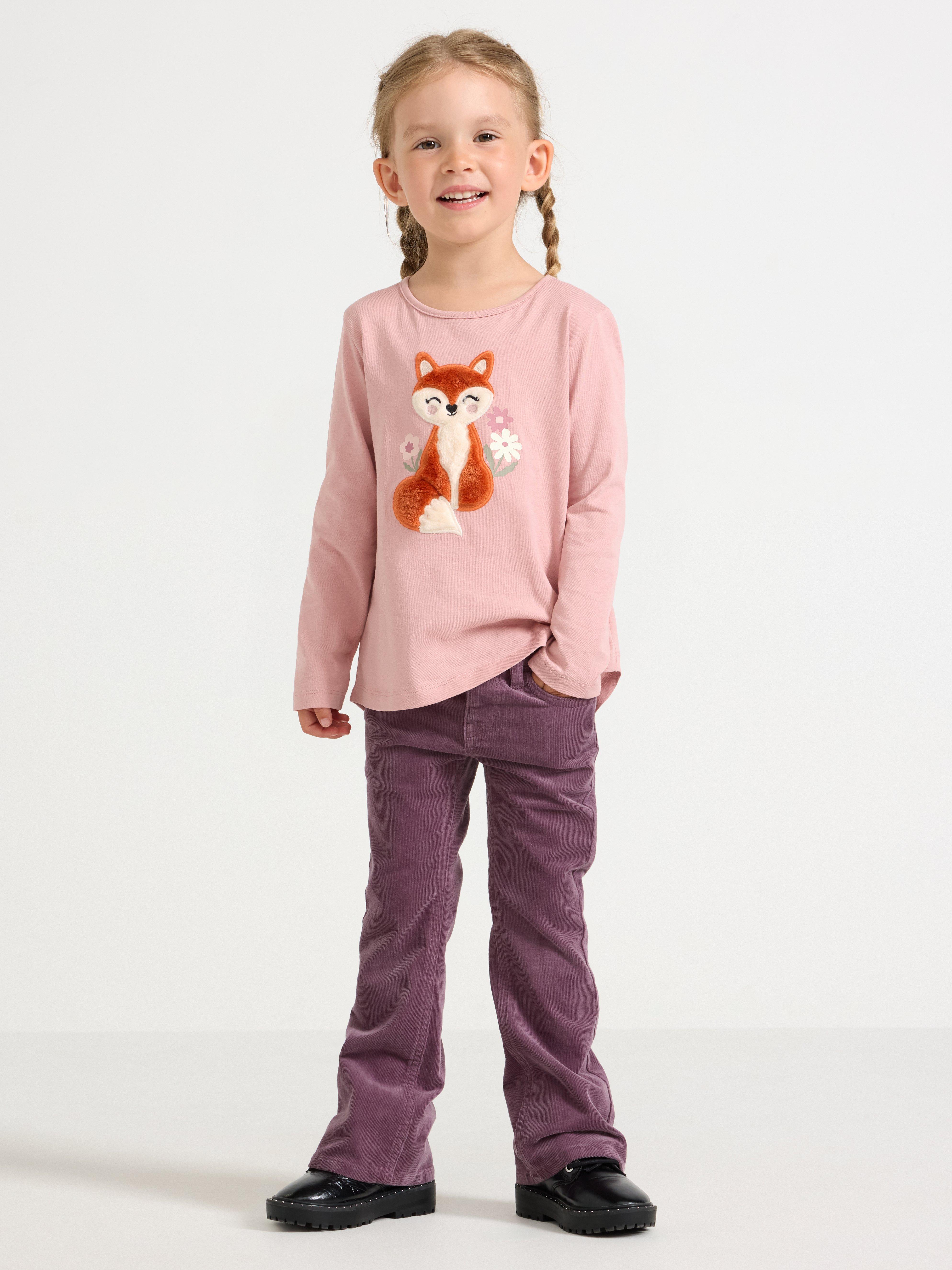 Top s dlouhým rukávem v barvě Dusty Pink