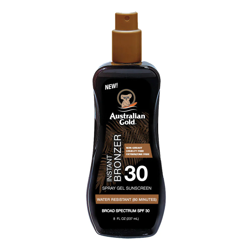 Protezione Solare SPF30 Spray Gel with Instant Bronzer - Gel solare corpo alta prot.