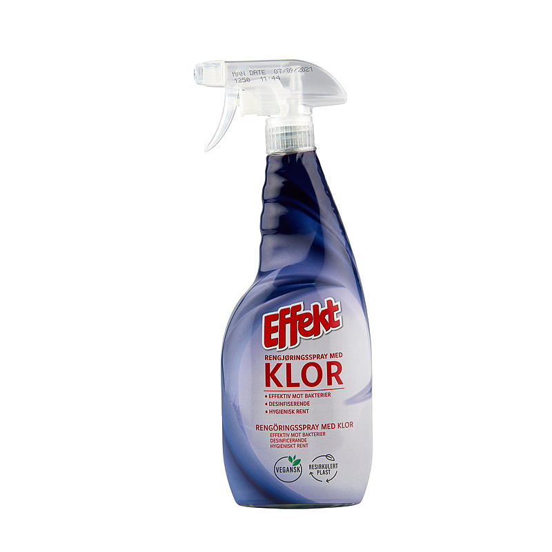 Effekt Rengøringsspray 750 ml, m/klor Effekt