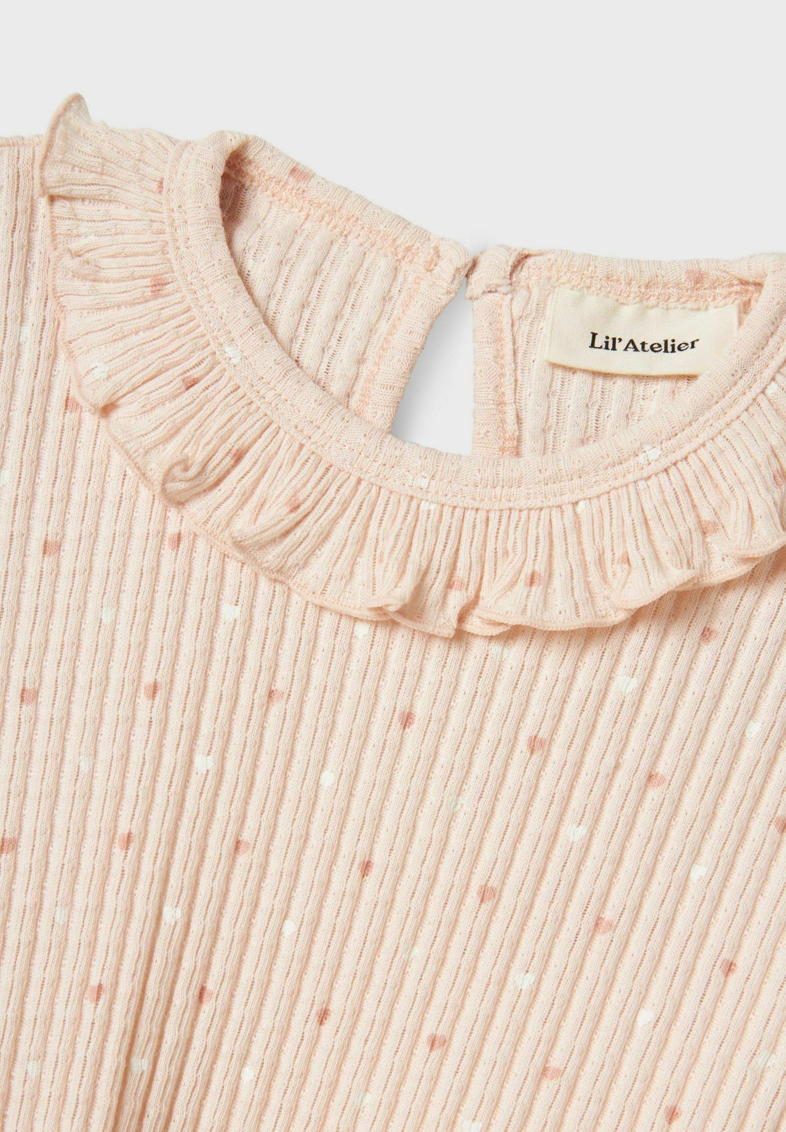 Lil' Atelier Jersey jurk - perzikroze