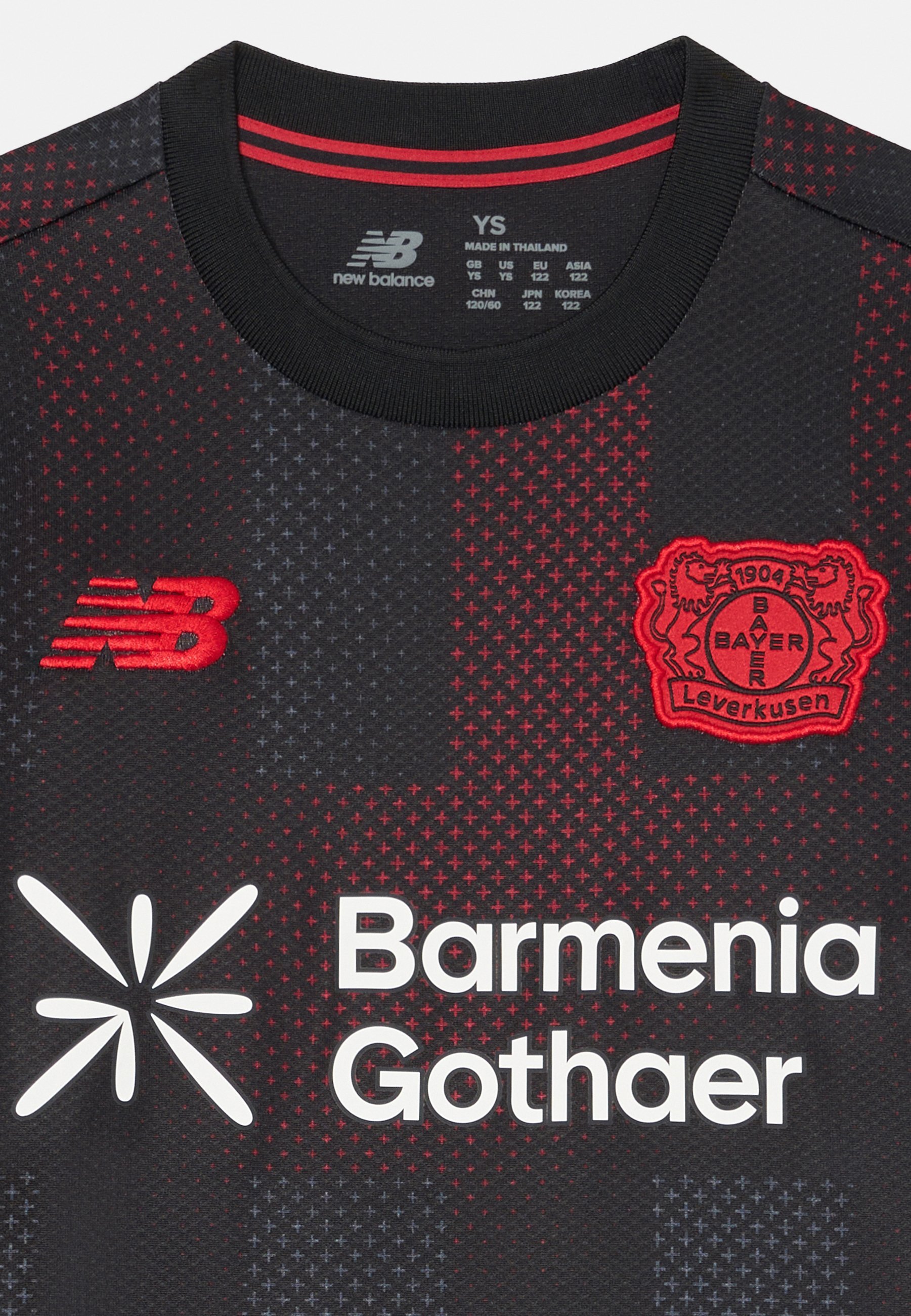 Kit casa New Balance BAYER UNISEX - Abbigliamento da club - rosso