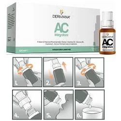 DERMANA Dermana Ac 12 flacons, complément alimentaire pour la peau