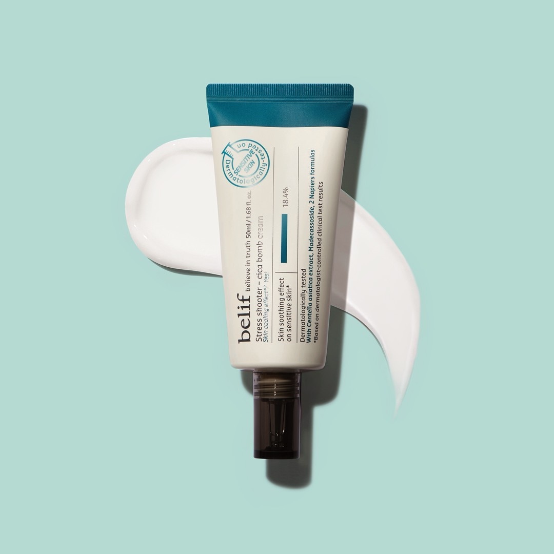 belif Aqua bomb cica cream stress shooter