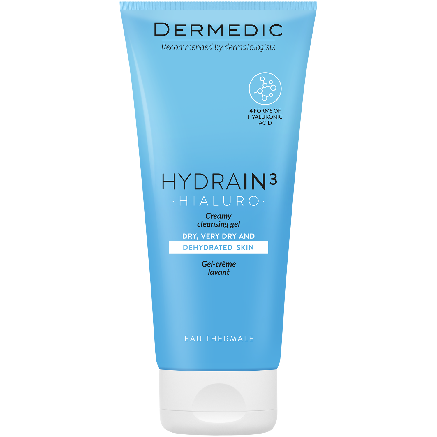 Dermedic krémes arctisztító gél 200g HYDRAIN3