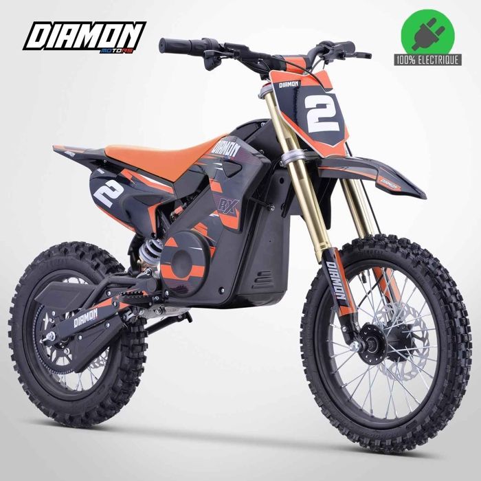 Moto Enfant Électrique 2000W / Moto cross ORION 2000W / 14/12 / Orange