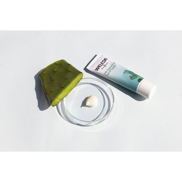 Crema hidratante facial Weleda de nopal 24H<br>30 ml, piel seca y normal