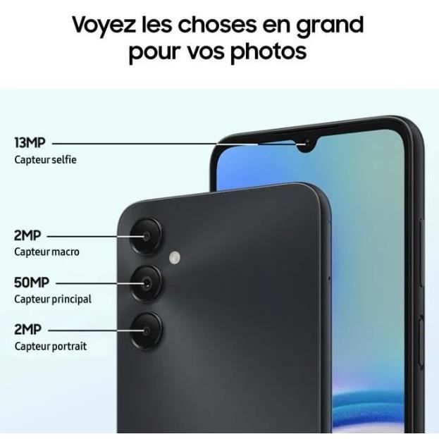 SAMSUNG Galaxy A05s 4G-smartphone 4GB 64GB zwart