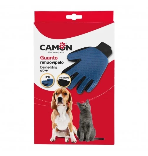 CAMON 5-vingerige handschoenen voor het reinigen van overtollig bonthaar
