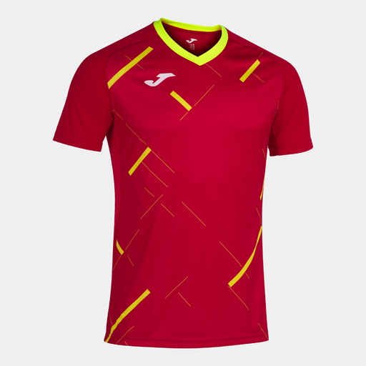 Camiseta Manga Corta Joma Tiger Iii Rojo Amarillo
