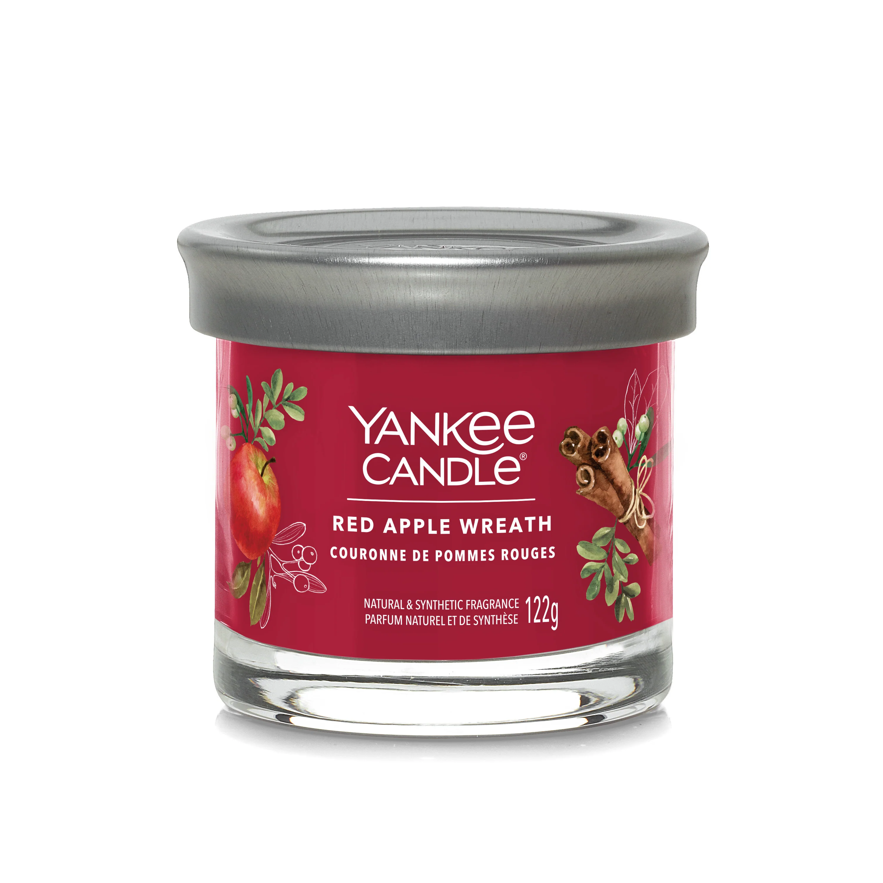 Signature Tumbler Candles Red Apple Wreath - Candela Profumata