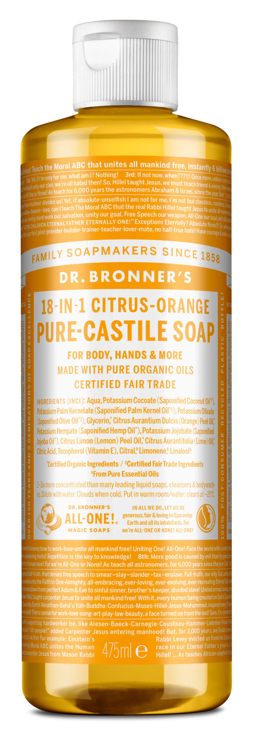 Tekući sapun s mirisom citrusa 473 ml - Dr. Bronner's