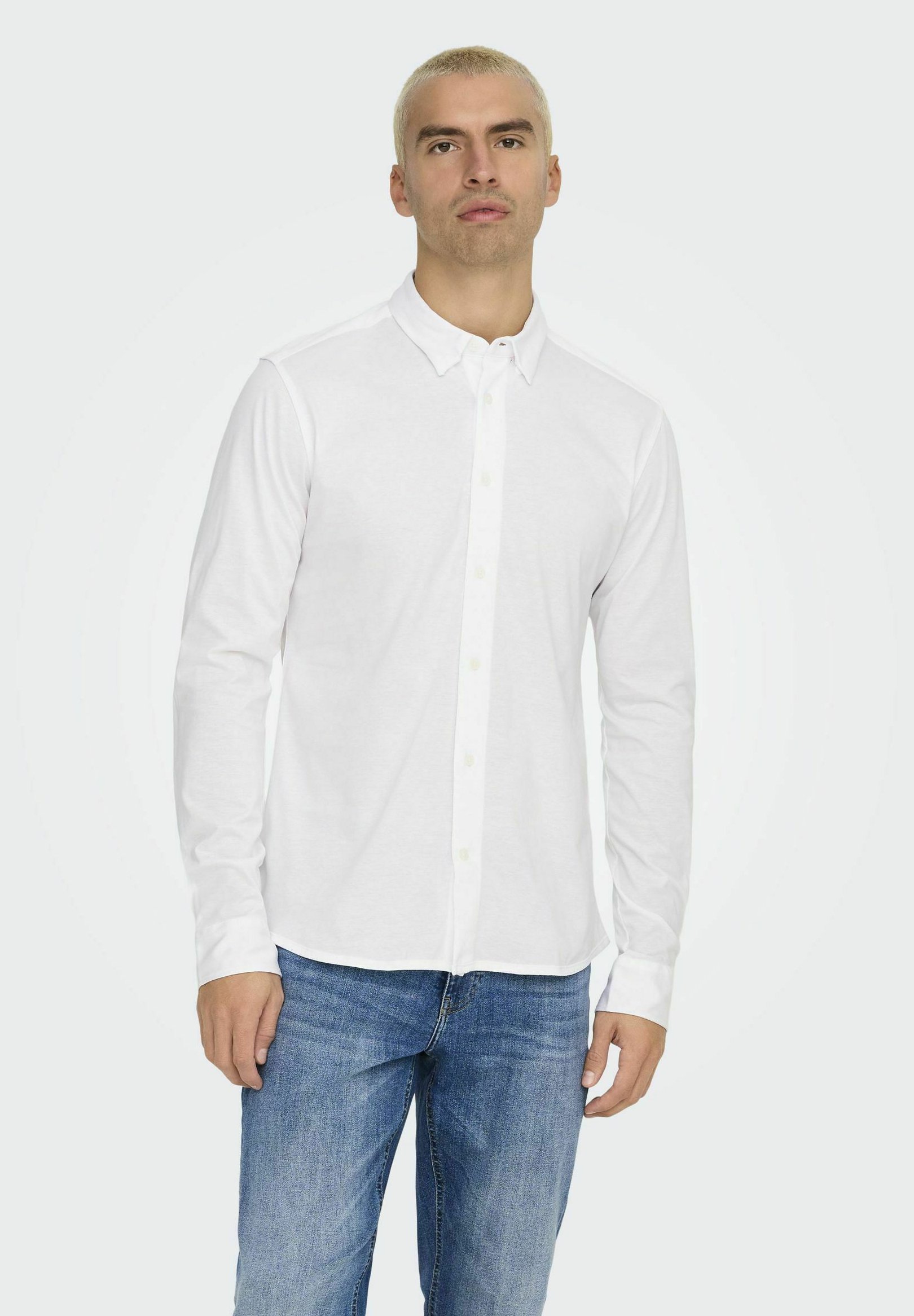 Only & Sons ROBIN STRETCH NOOS - Businesshemd - strahlend weiß