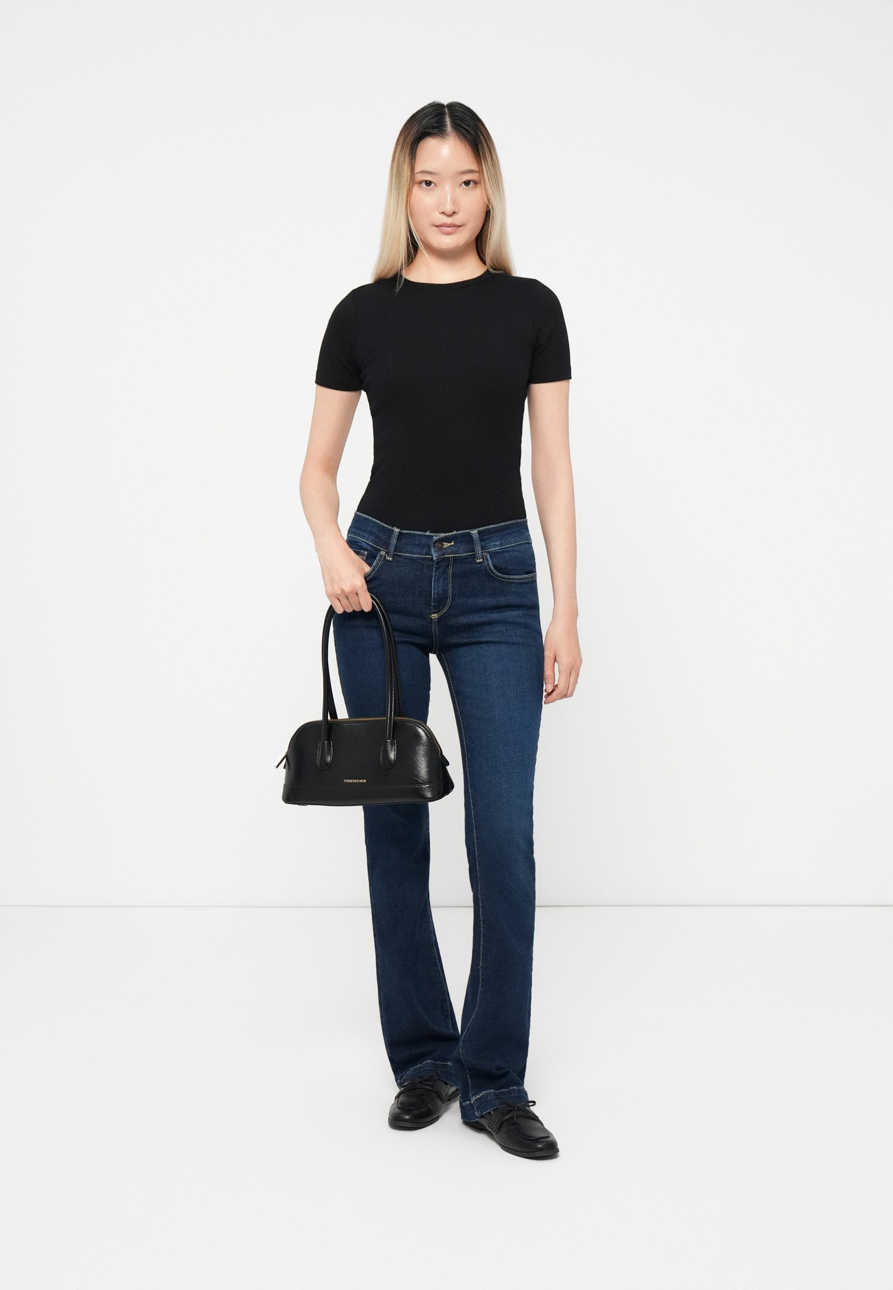 LTB FALLON - Bootcut-jeans - dark blue denim