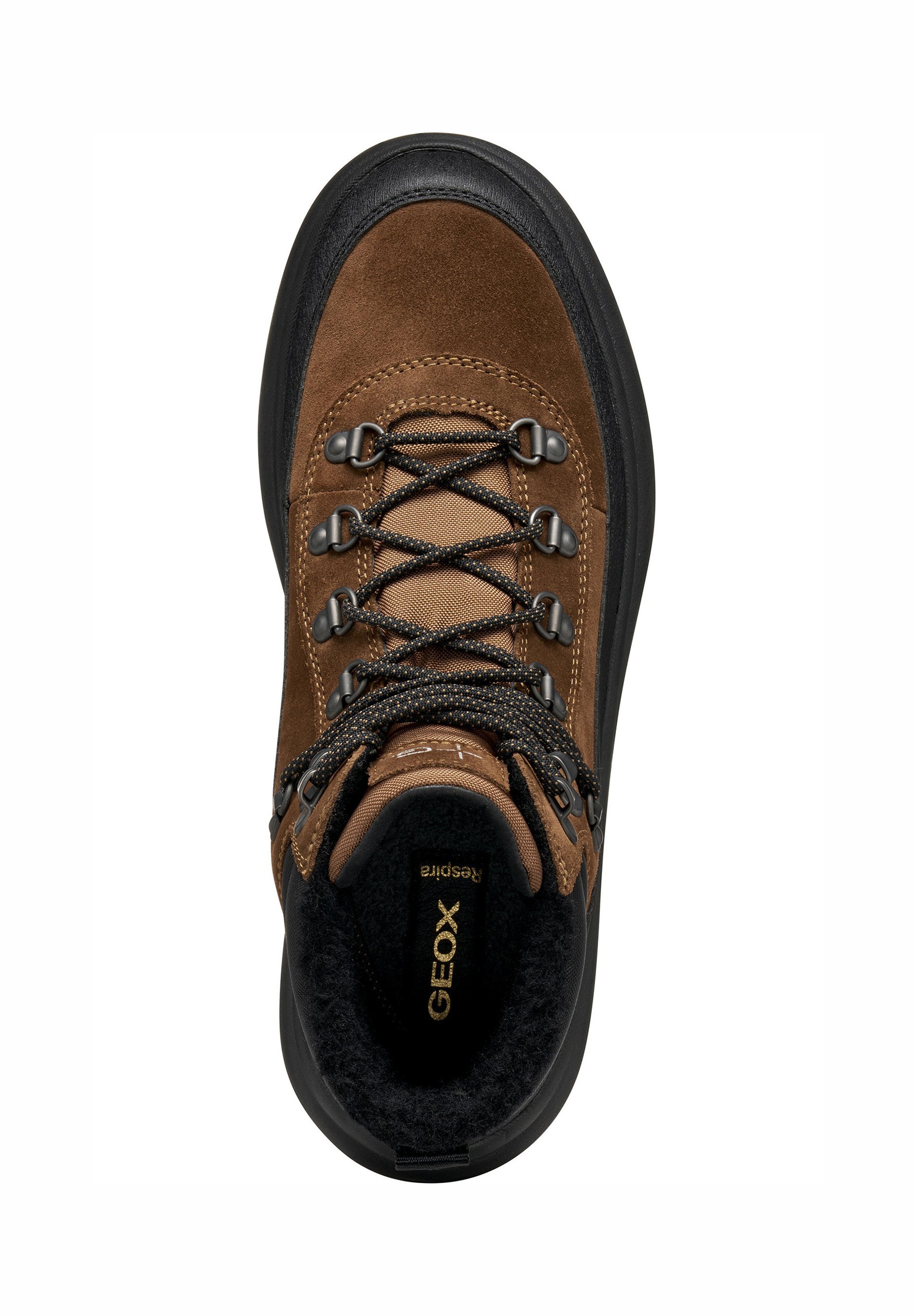 Klasyczne botki Geox - toffi/czarne