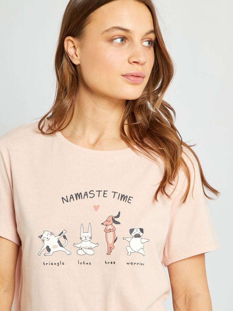 Camiseta de punto - ROSA