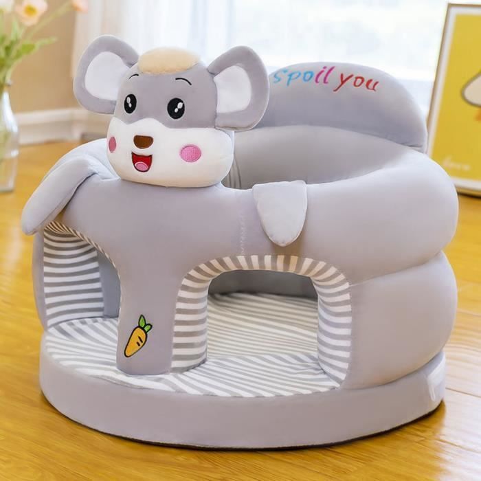 Poltrona per bambini dai 3 mesi, divanetto per imparare a stare seduto, sedile di supporto per bambini in peluche e cotone PP, da 3 a