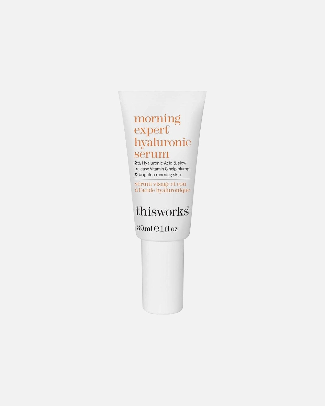 „This Works“ hialurono rūgšties serumas „Morning Expert“ hialurono rūgšties serumas – 30 ml