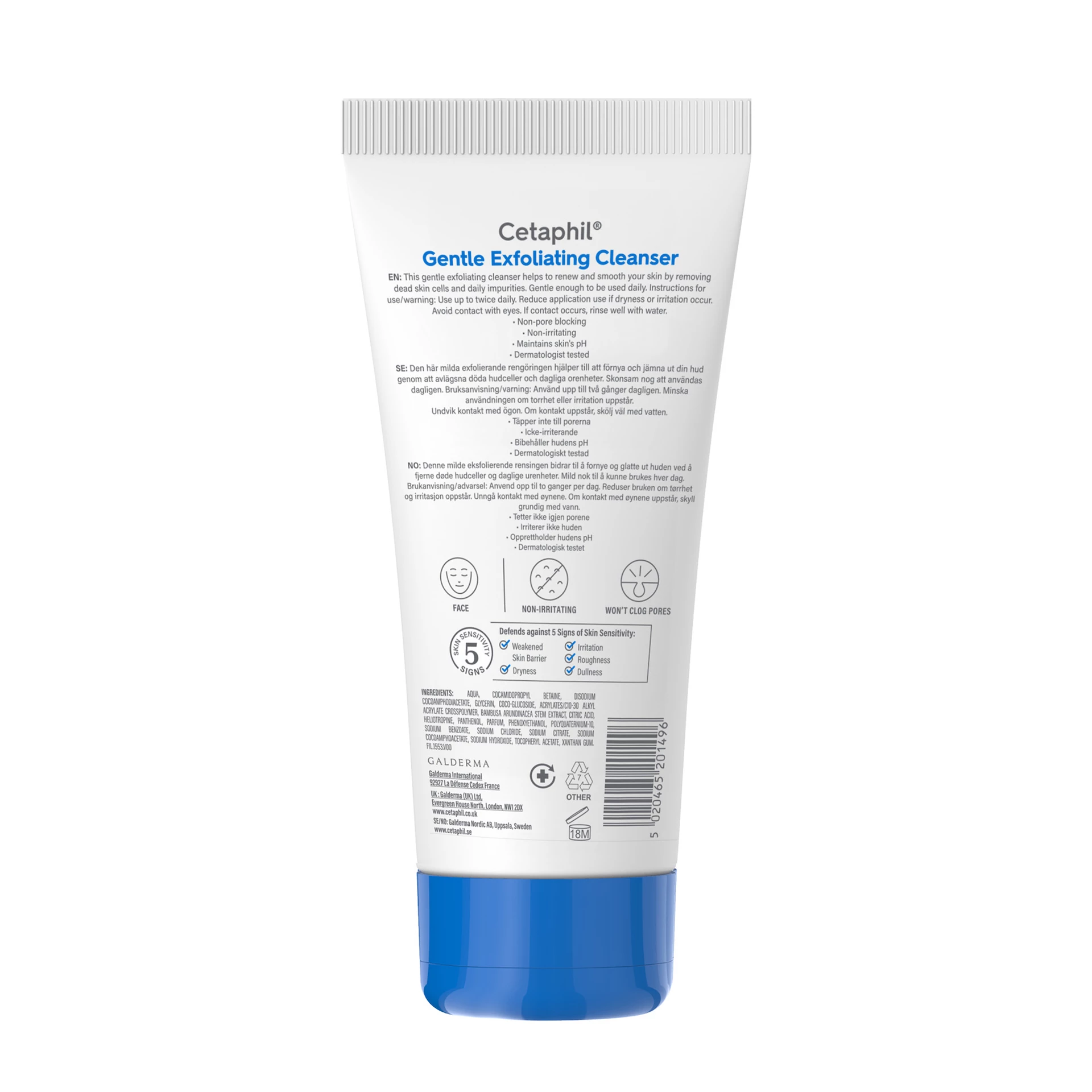 Gyengéd hámlasztó tisztító 178 ml - Cetaphil