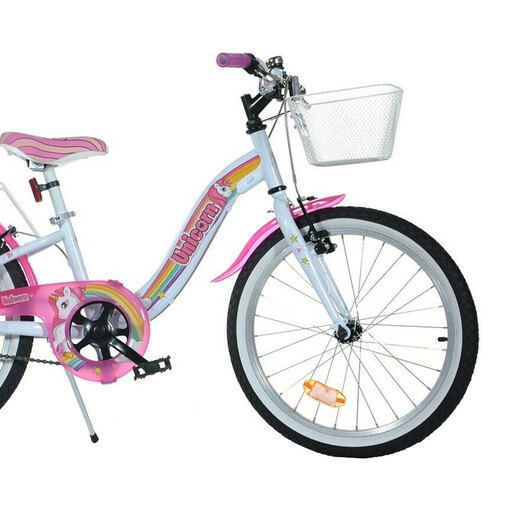  Bicicletă Unicorn pentru copii, 20 de inci, +7 ani