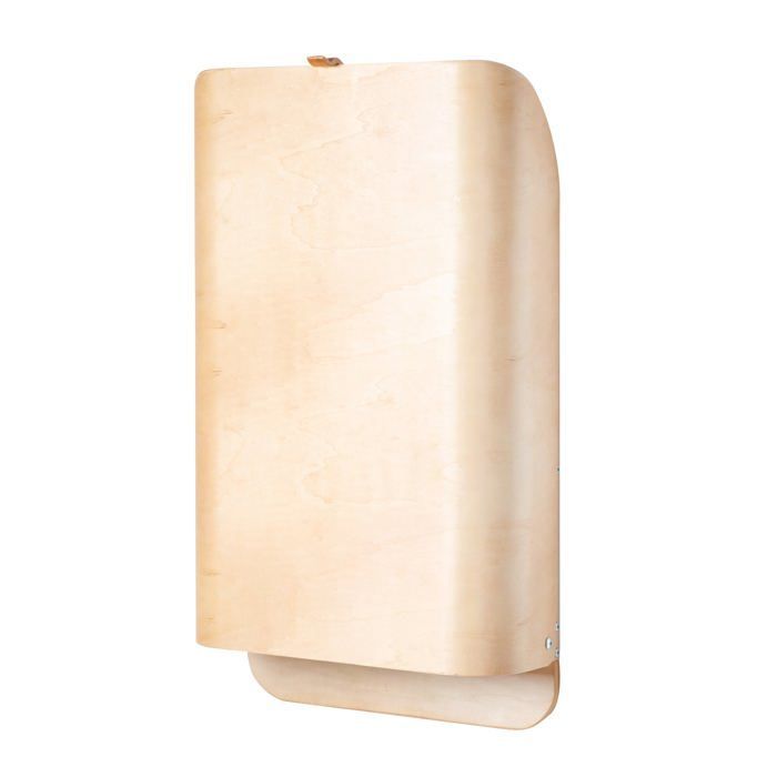 Cambiador plegable de pared ROBA - Madera natural - Estantes integrados - Diseño minimalista