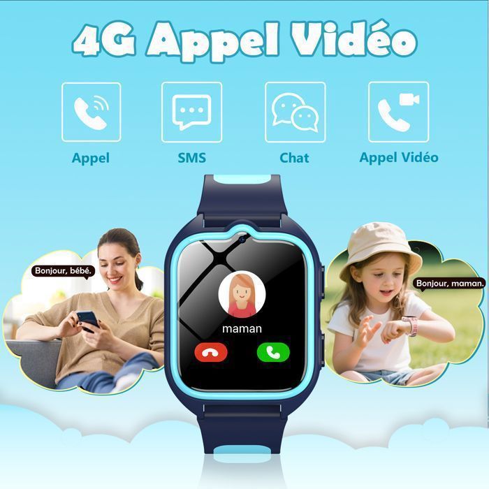 Smartwatch Blackview 4G per bambini con schermo HD da 1,75