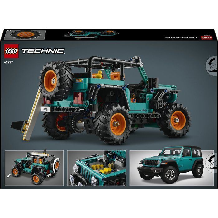 LEGO Technic 42227 SUV Jeep Wrangler Rubicon - Jouet de Construction dès 10 ans - Cadeau