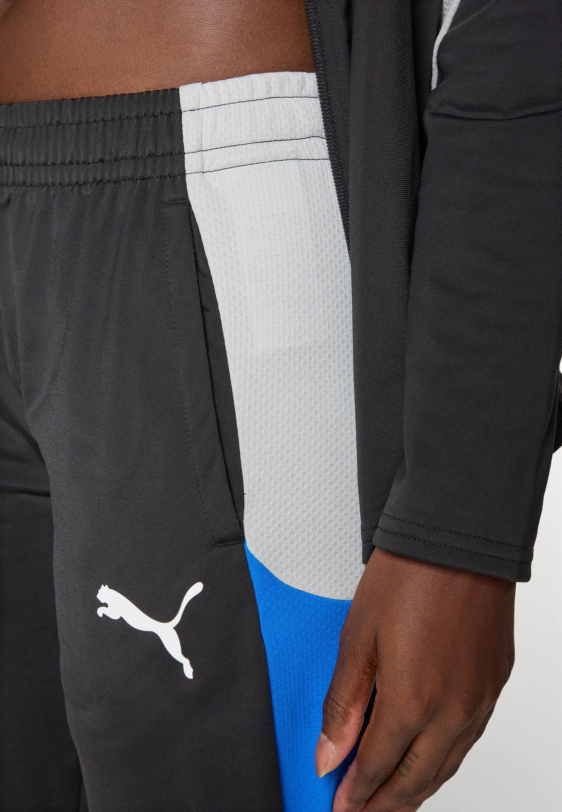 Puma INDIVIDUALBLAZE Trainingsanzug-Set - Trainingsanzug - schwarz/weiß/hellgrau