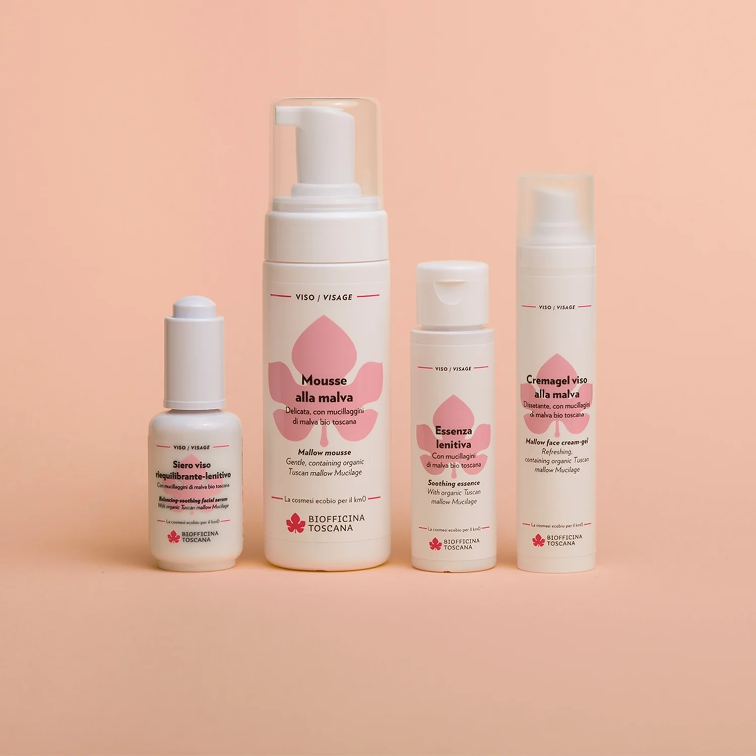 Lenitiva Mousse alla malva - Mousse detergente viso
