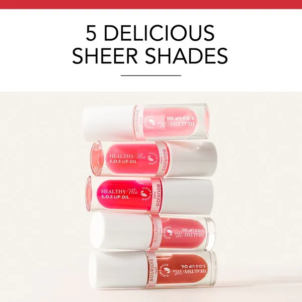 Bourjois Healthy Mix ajakápoló olaj szérum, rózsa lágyság, 4,5 ml