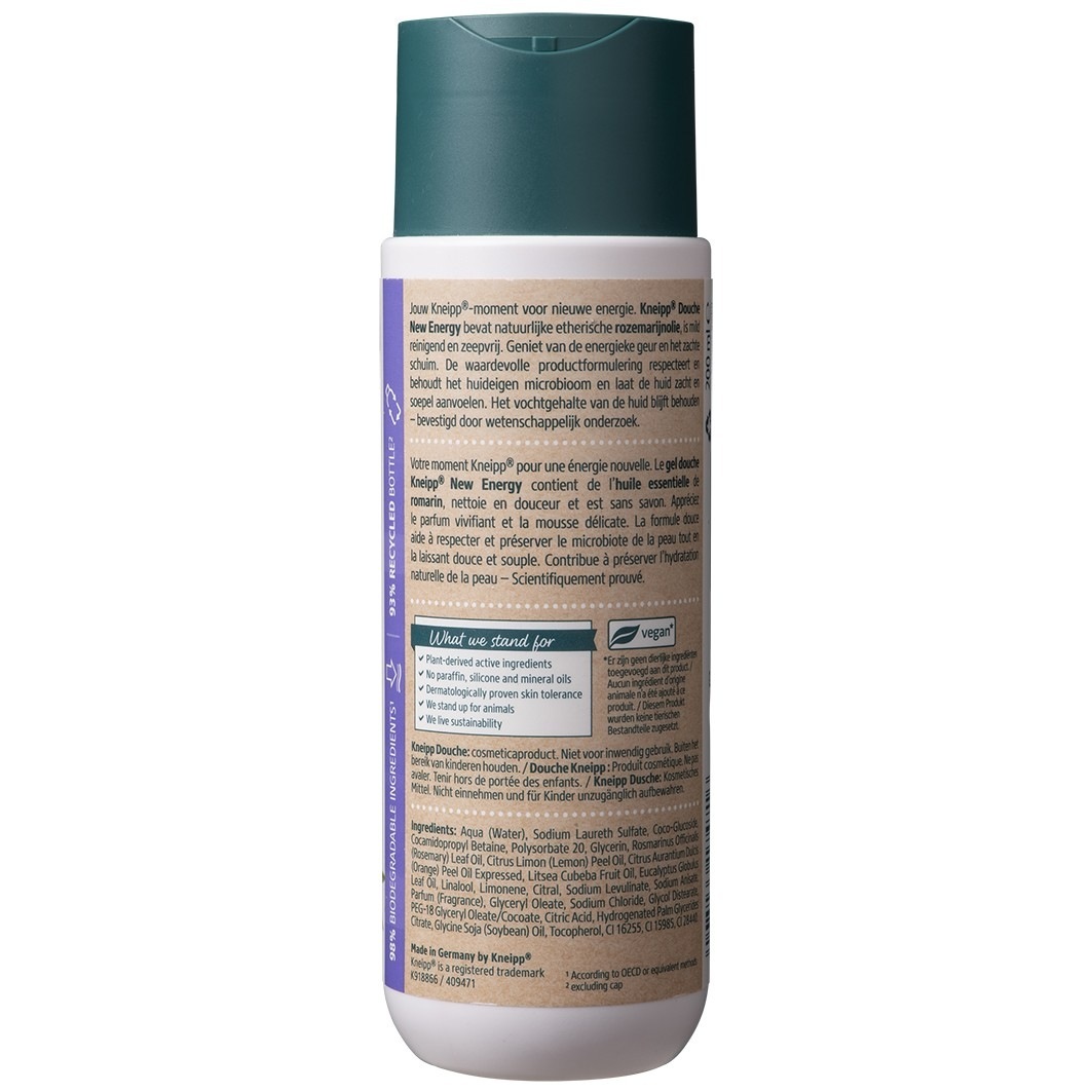 Kneipp sprchový gél Nová energia - 200 ml