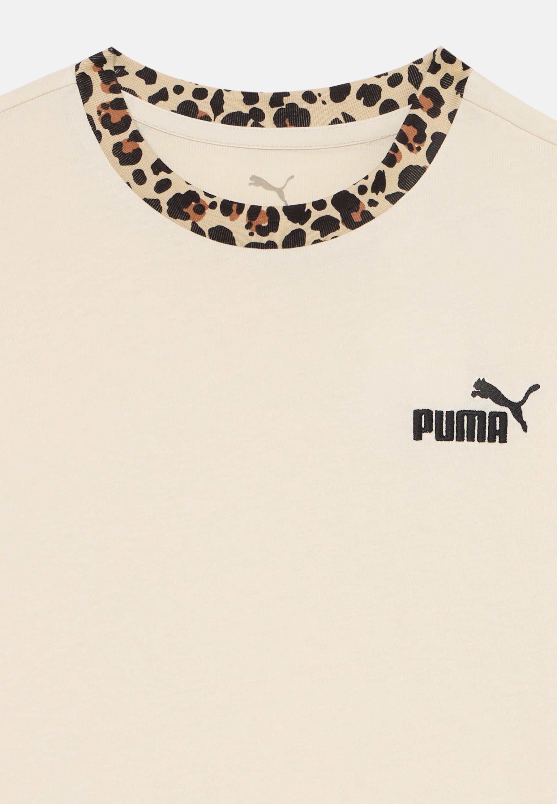 Puma GRAPHIC ANIMAL RELAXED TEE UNISEX - T-shirt stampata - neve alpina
