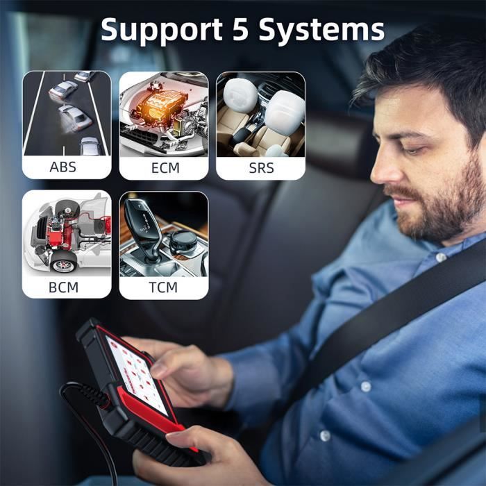 Herramienta de diagnóstico - Thinkcar - Thinkscan Plus S4 - OBD2 - Reinicio de 28 funciones - Diagnóstico completo