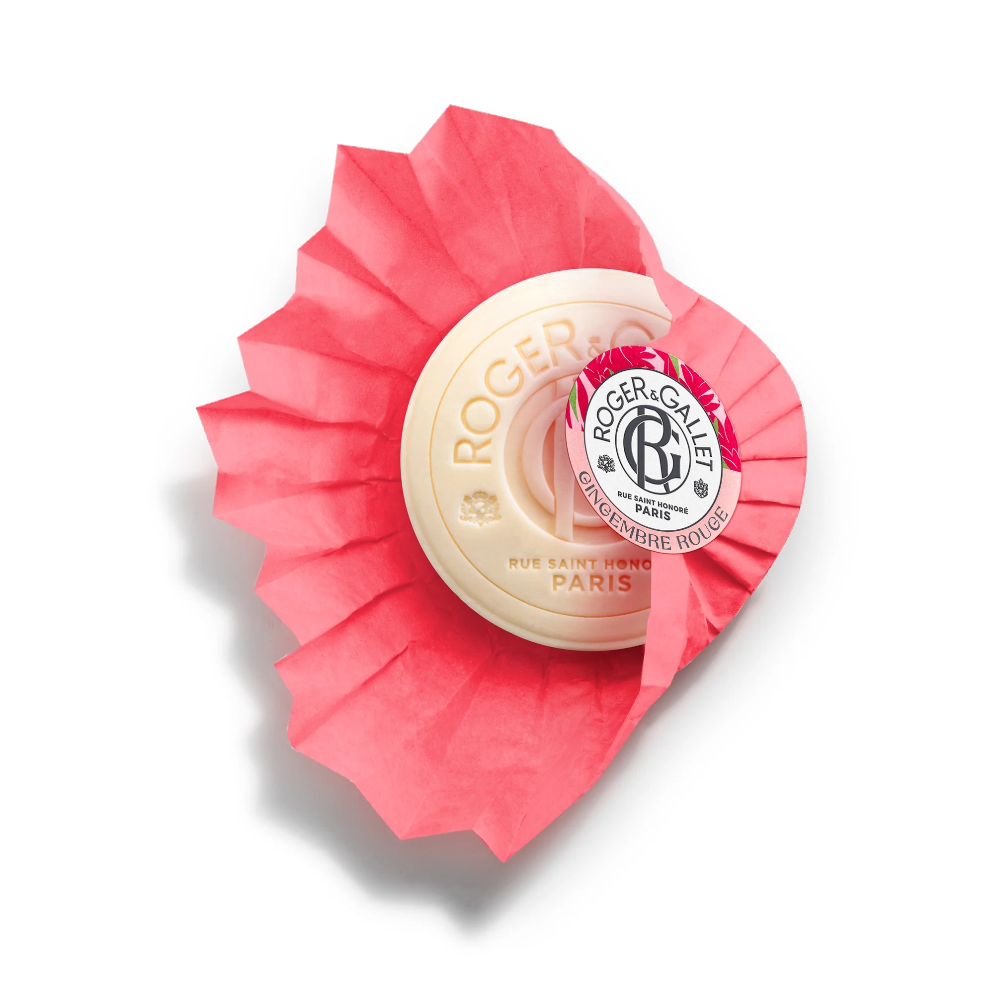 ROGER & GALLET R&G Gingerbre Rouge Wellness Soap 100 g Nettoyant solide pour les mains et le corps