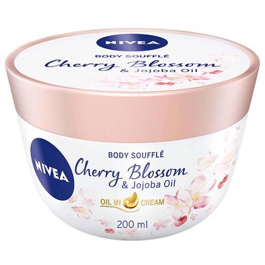 Nivea Body Soufflé Cherry Blossom & Jojoba -vartalovoide 200 ml