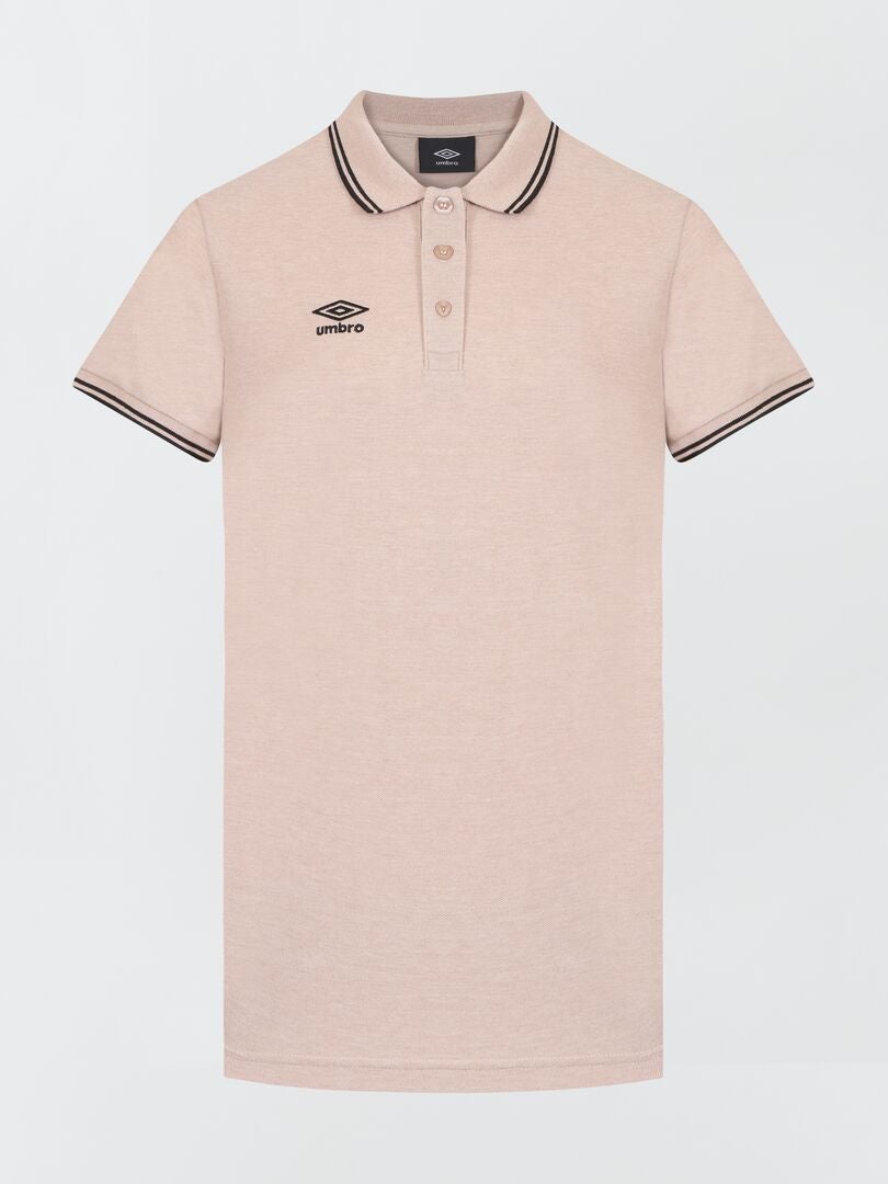 Umbro katoenen piqué poloshirt - bruin